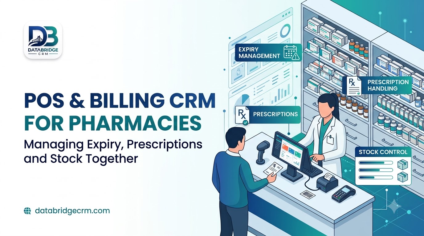 POS & Billing CRM for Pharmacies: Managing Expiry, Prescriptions and Stock Together