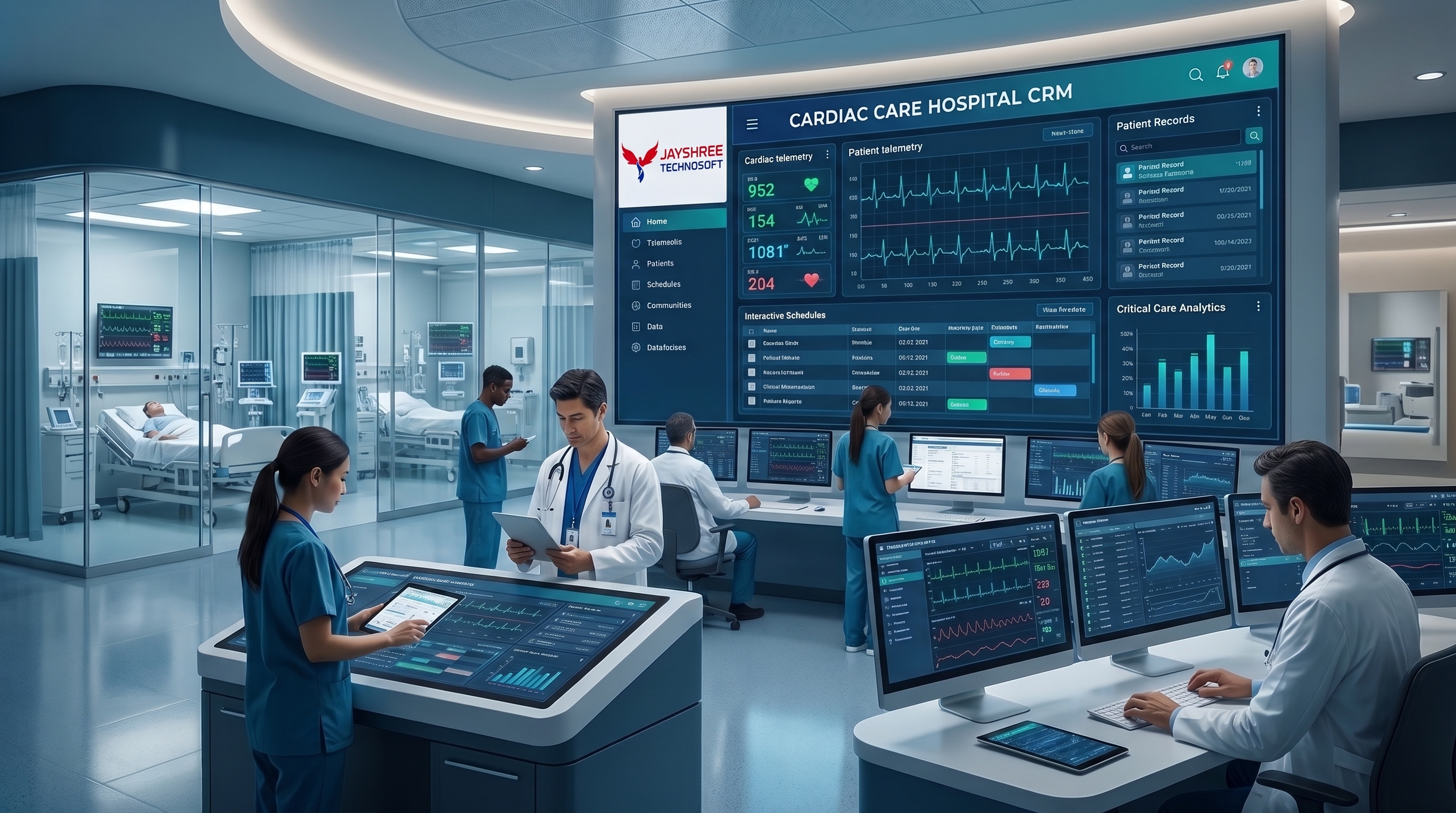 Hospital Management CRM for Cardiac Care Centers: Managing Critical Patient Records and Follow-Ups