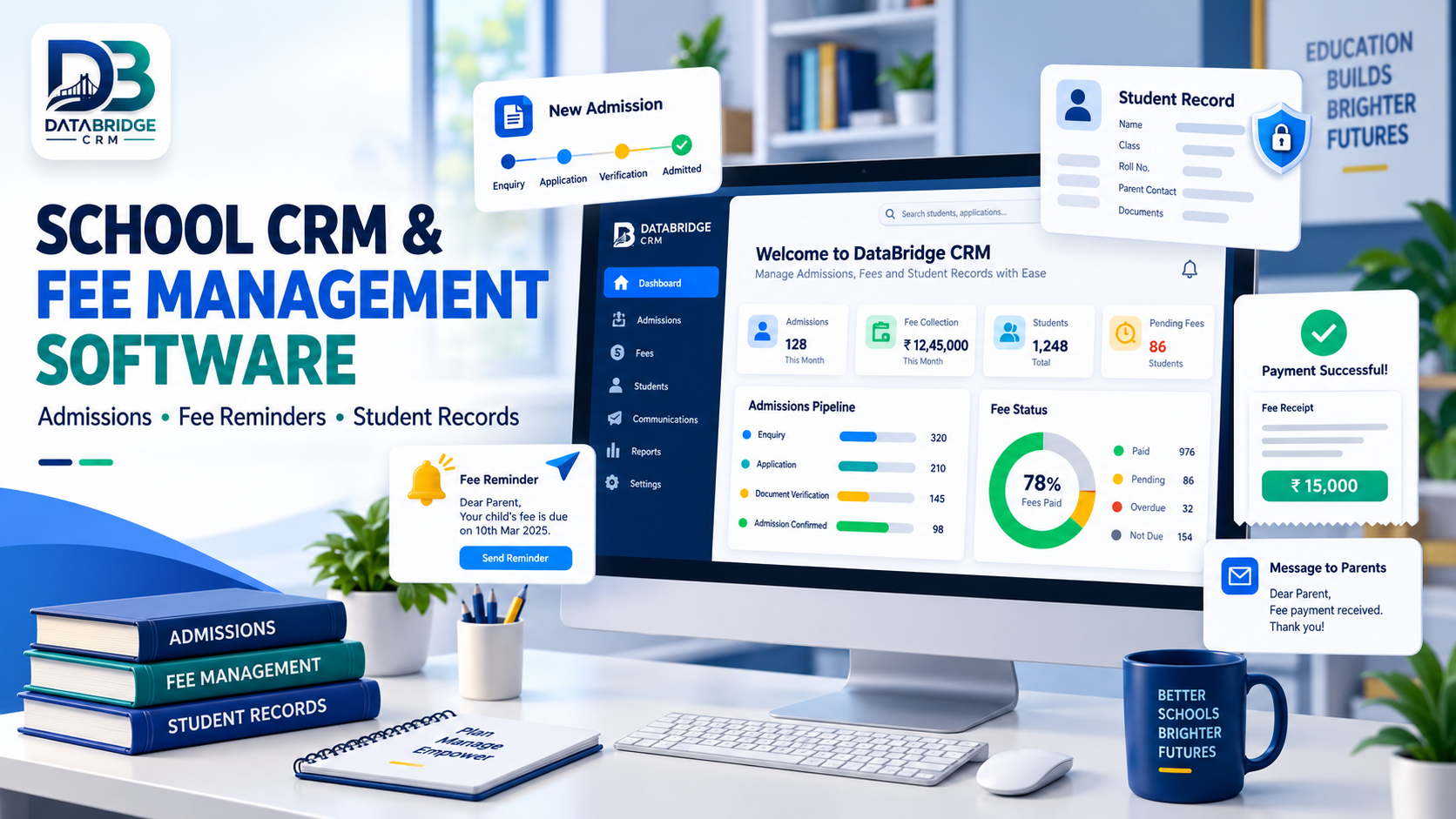 School CRM & Fee Management Software: Replacing the Registers and Spreadsheets