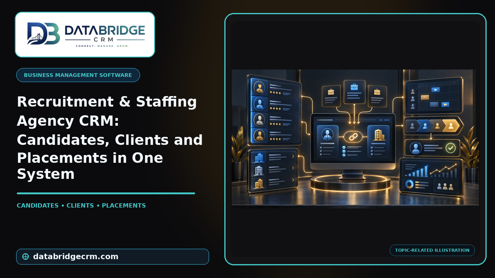 Recruitment & Staffing Agency CRM: Candidates, Clients and Placements in One System