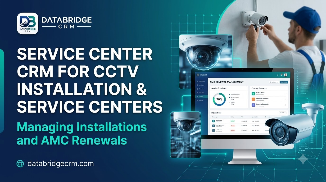 Service Center CRM for CCTV Installation & Service Centers: Managing Installations and AMC Renewals