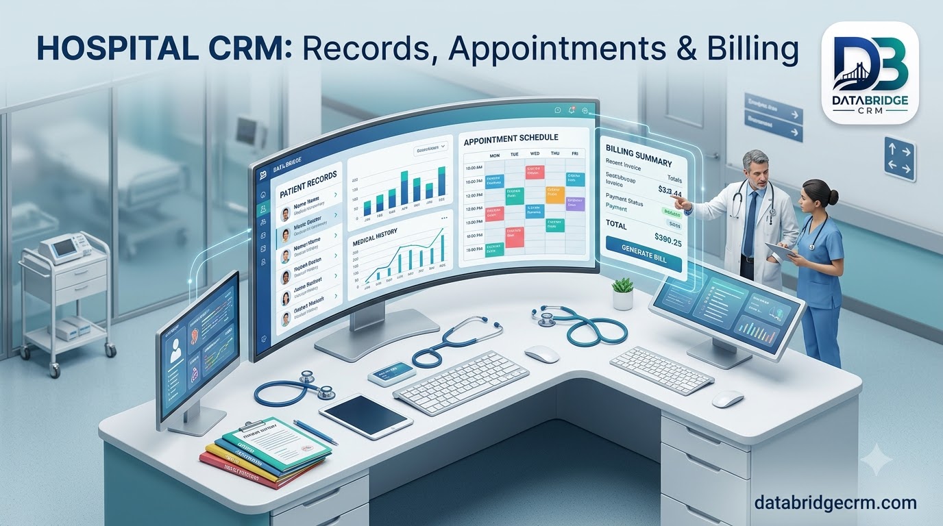 Hospital CRM — Patient Records, Appointments and Billing Together