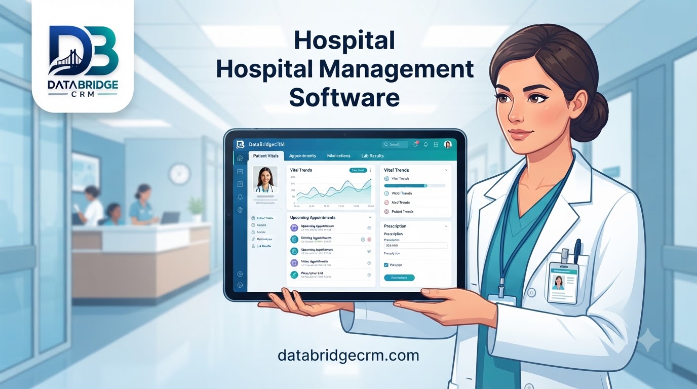 Hospital Management Software by DataBridgeCRM: Patient Care Without the Paperwork