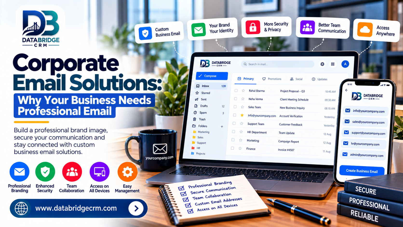 Corporate Email Solutions: Why Your Business Needs Professional Email