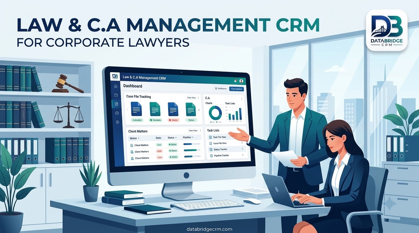 Law / C.A Management CRM for Corporate Lawyers: Managing Case Files and Client Matter Tracking