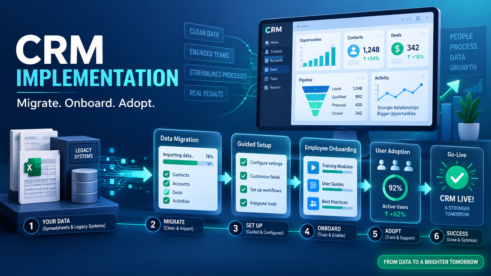 CRM Onboarding & Implementation: What Actually Determines Whether It Works