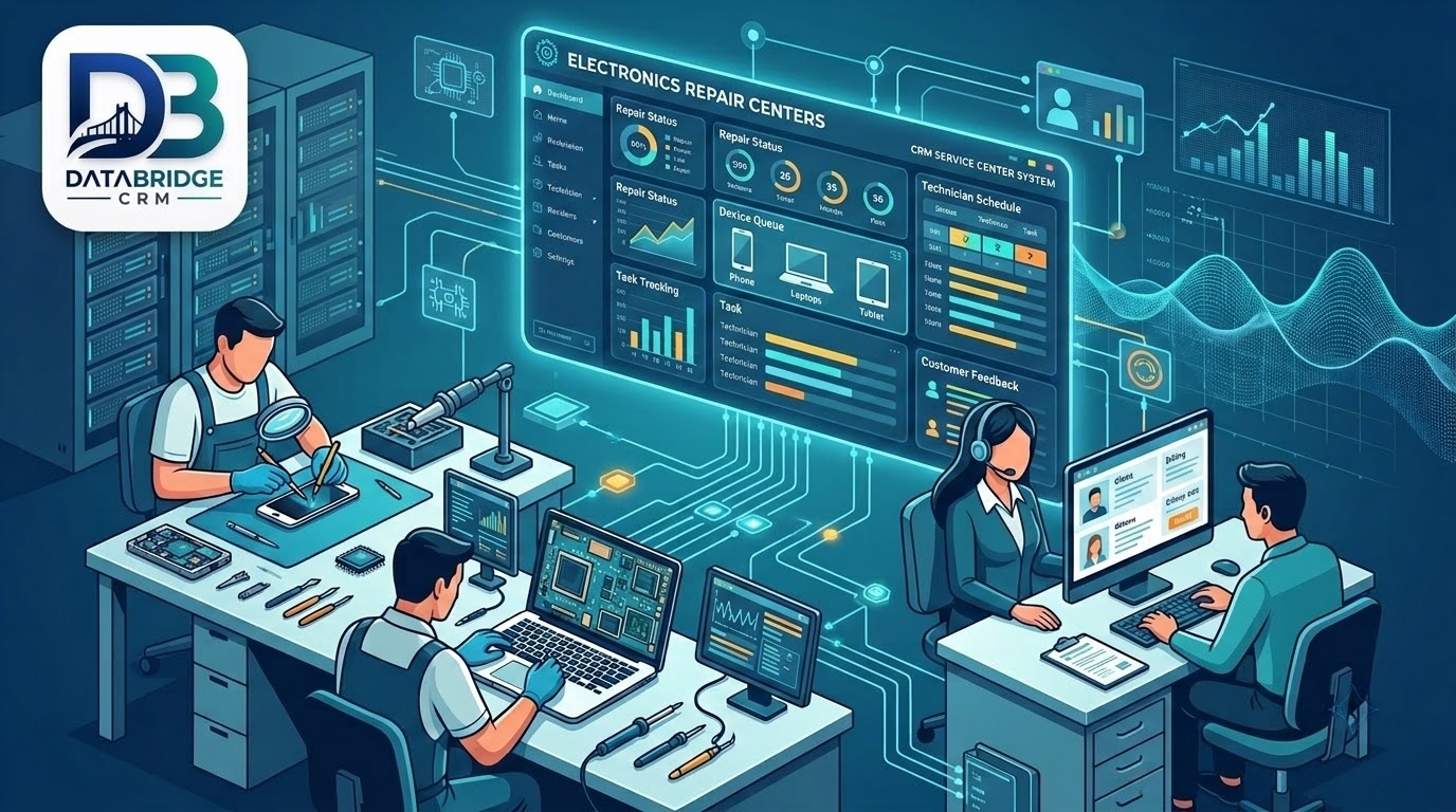 Phone/Computer Service Center CRM for Electronics Repair Centers: Managing Diverse Device Types
