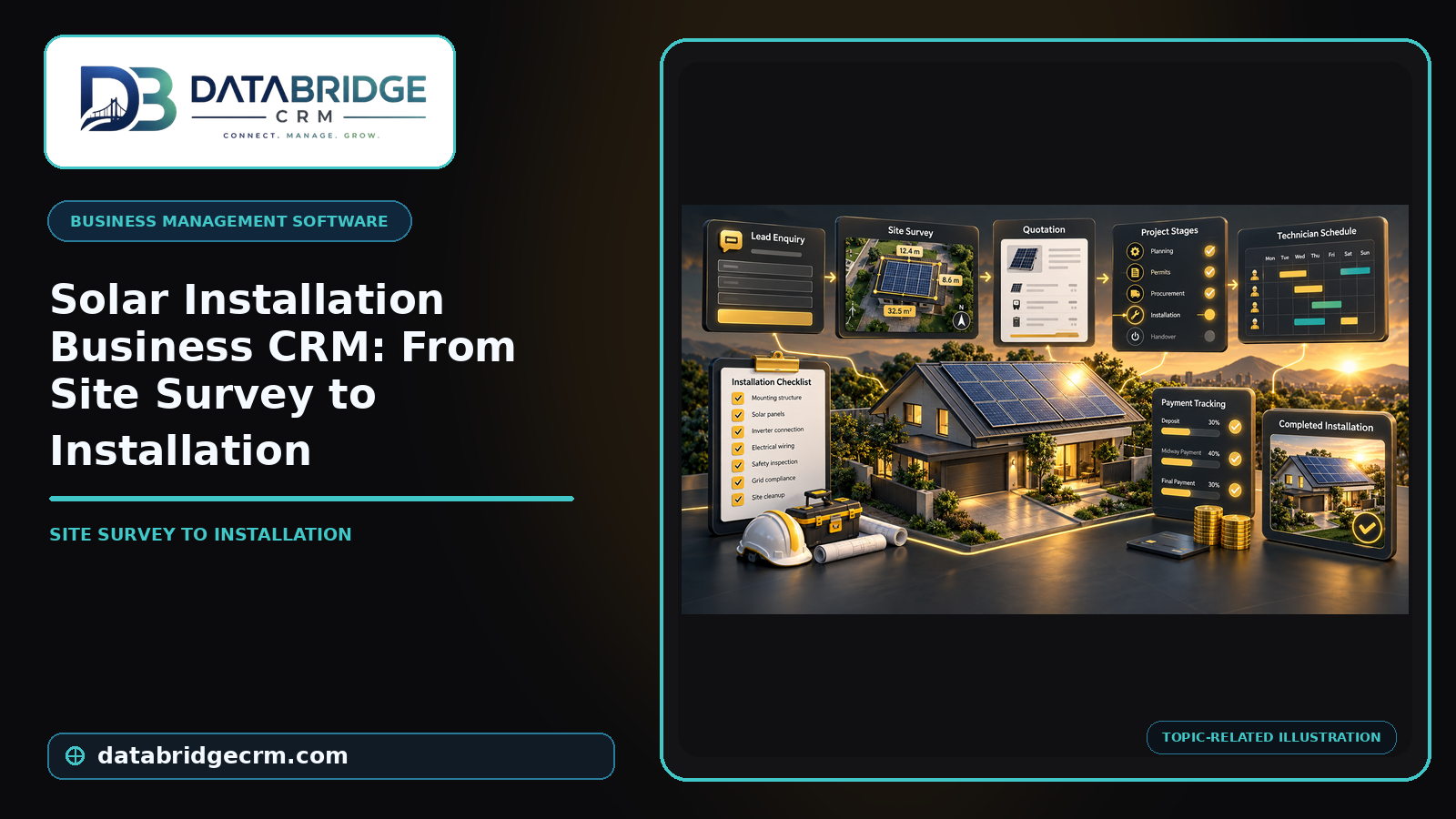 Solar Installation Business CRM: From Site Survey to Installation