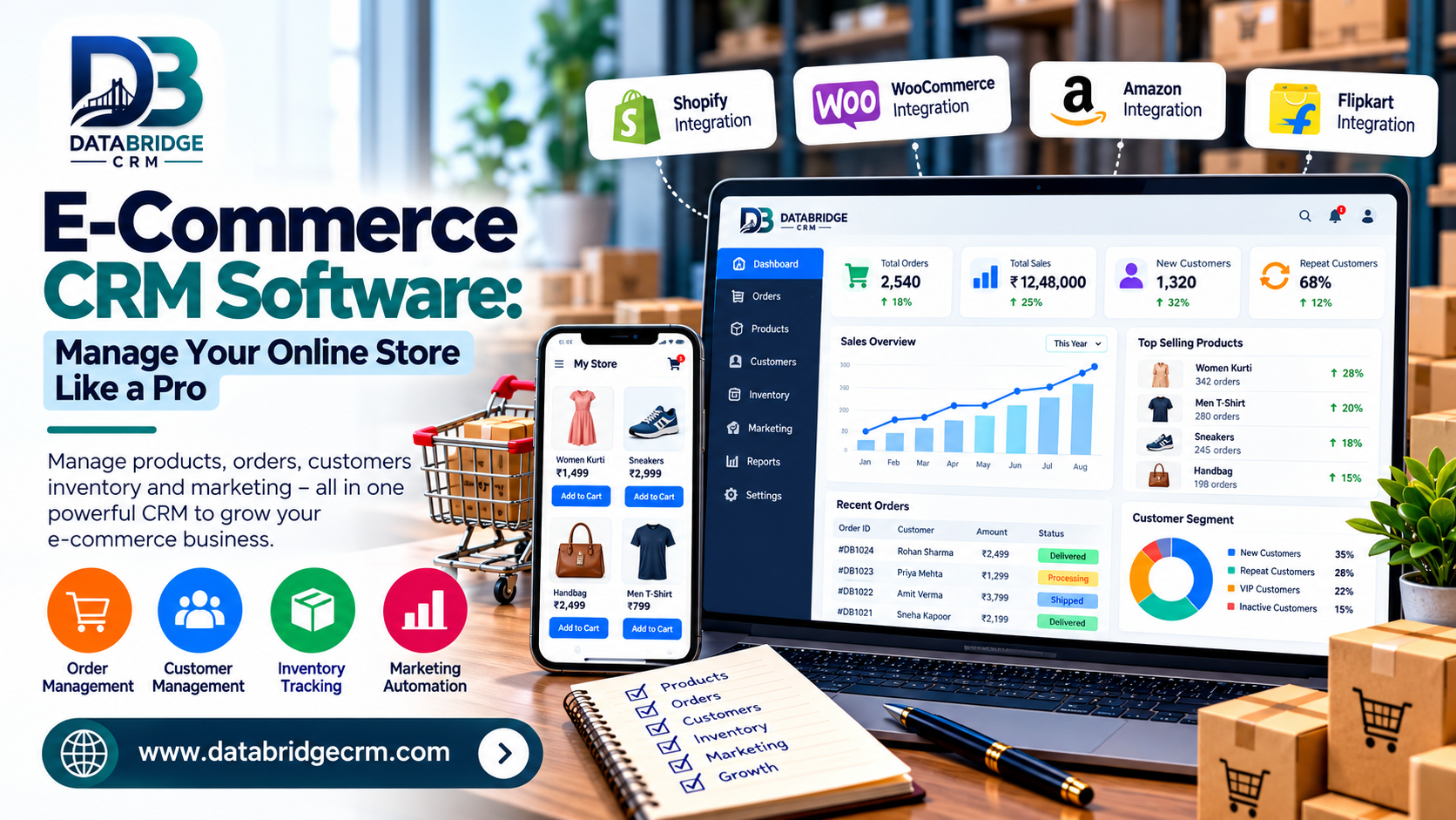 E-Commerce CRM Software: Manage Your Online Store Like a Pro