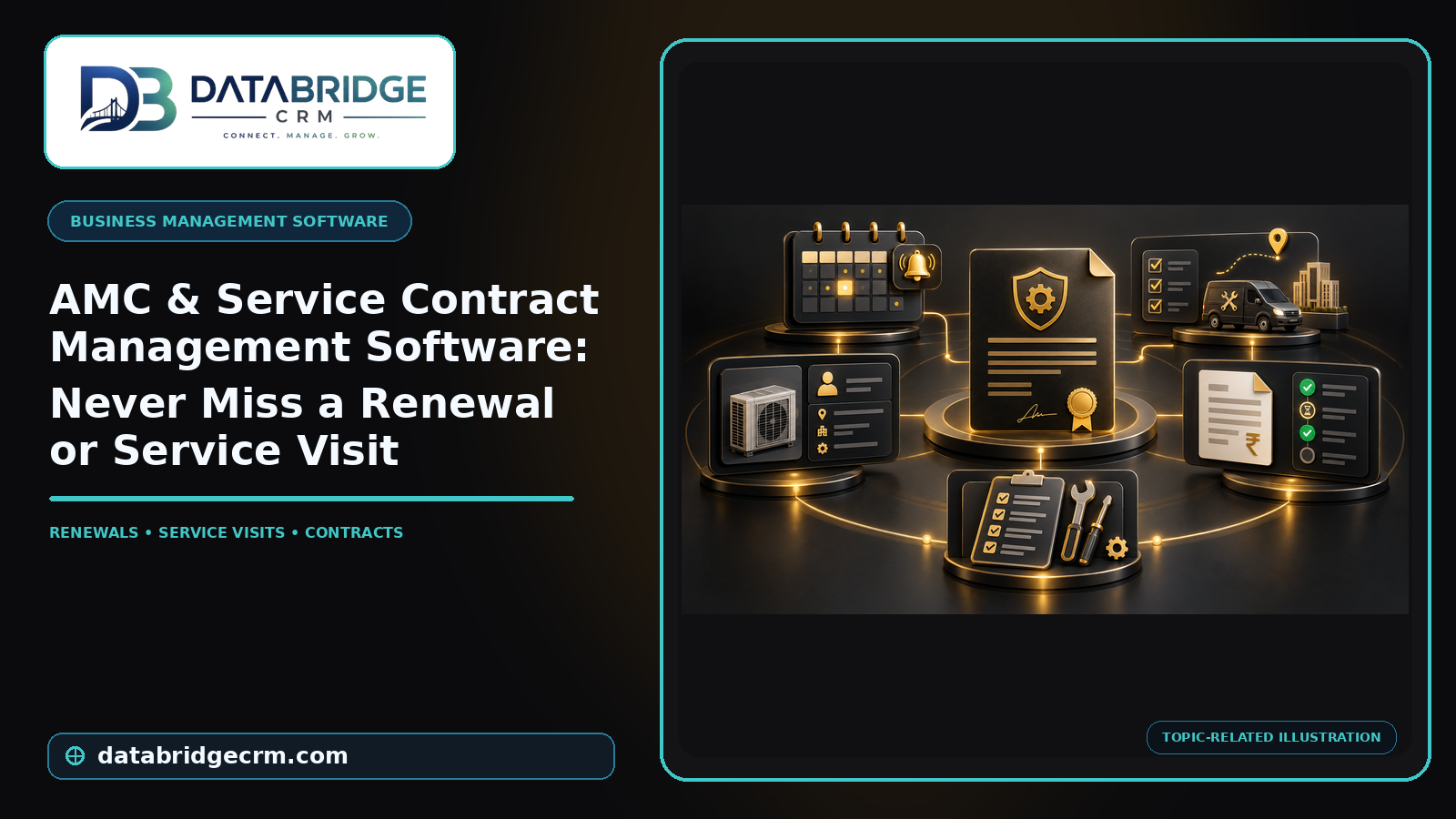 AMC & Service Contract Management Software: Never Miss a Renewal or Service Visit