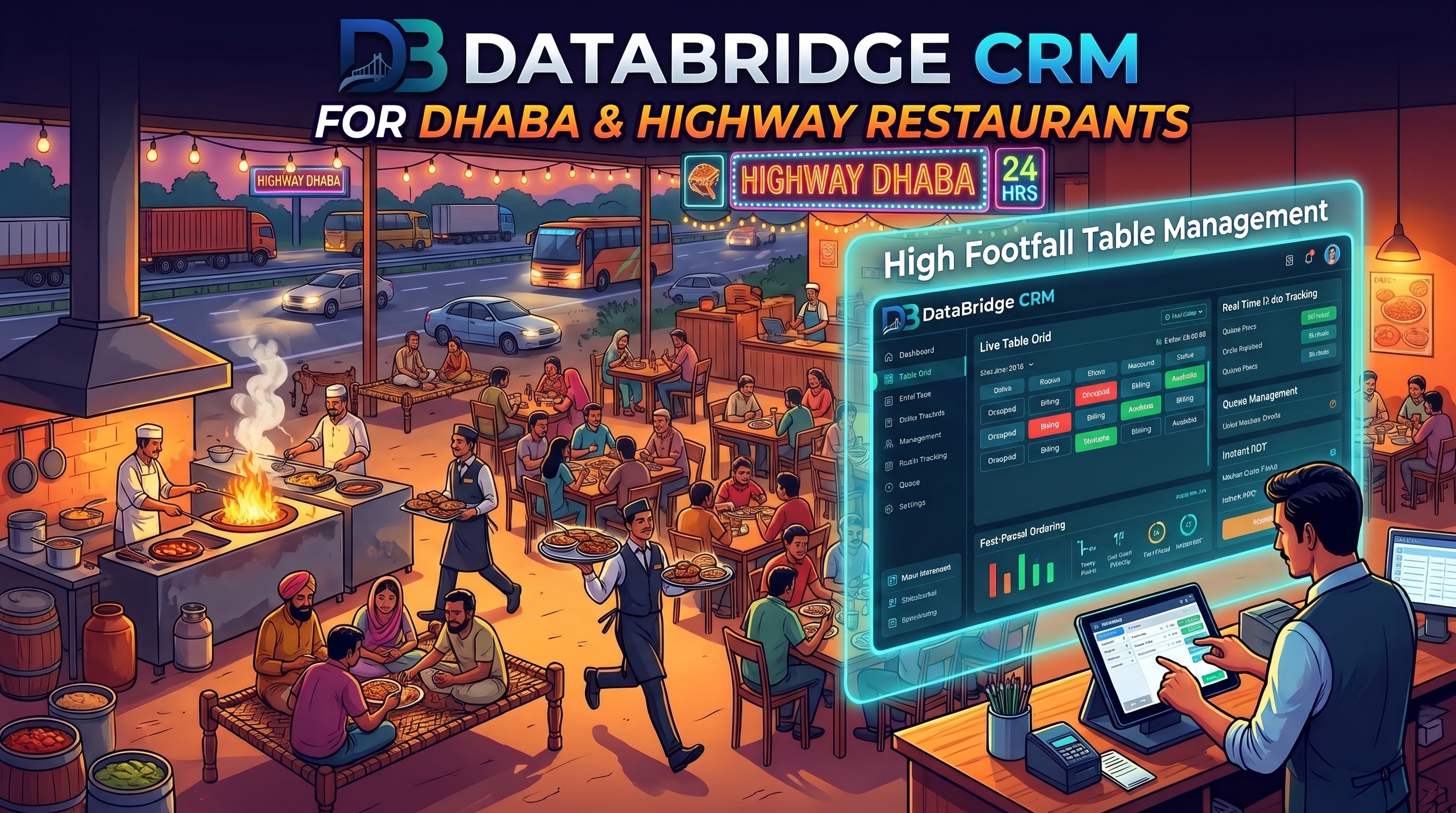 Restaurant CRM for Dhaba & Highway Restaurants: Managing High Footfall and Fast Table Turnover