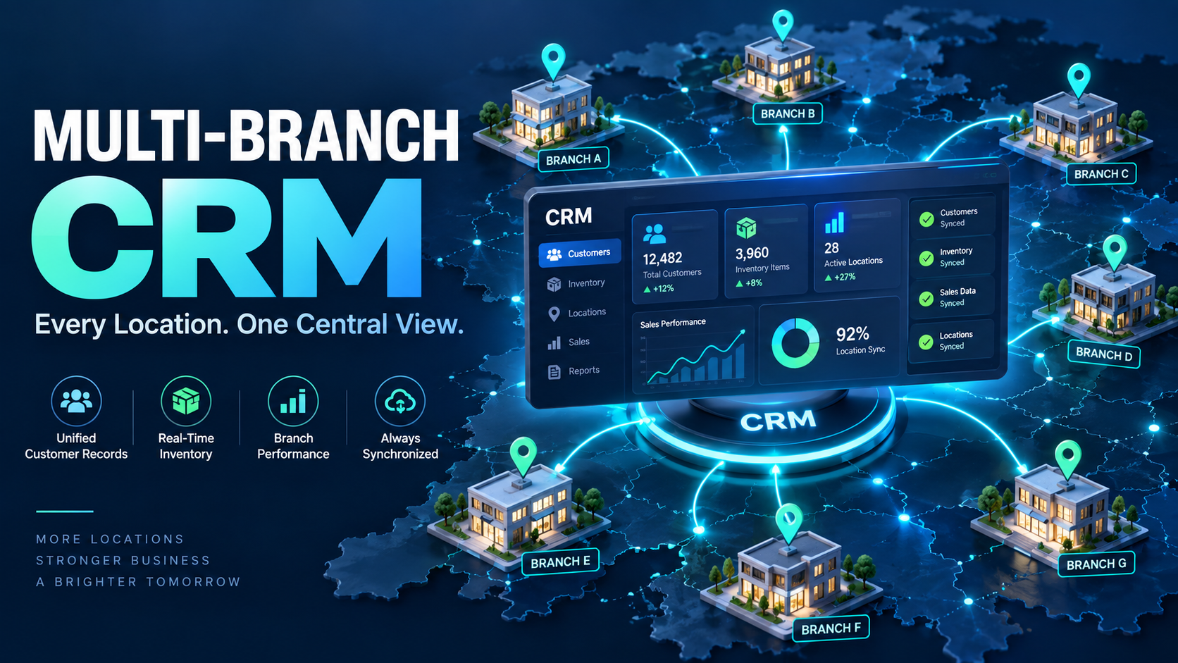 CRM for Multi-Branch & Multi-Location Businesses: One System, Every Location