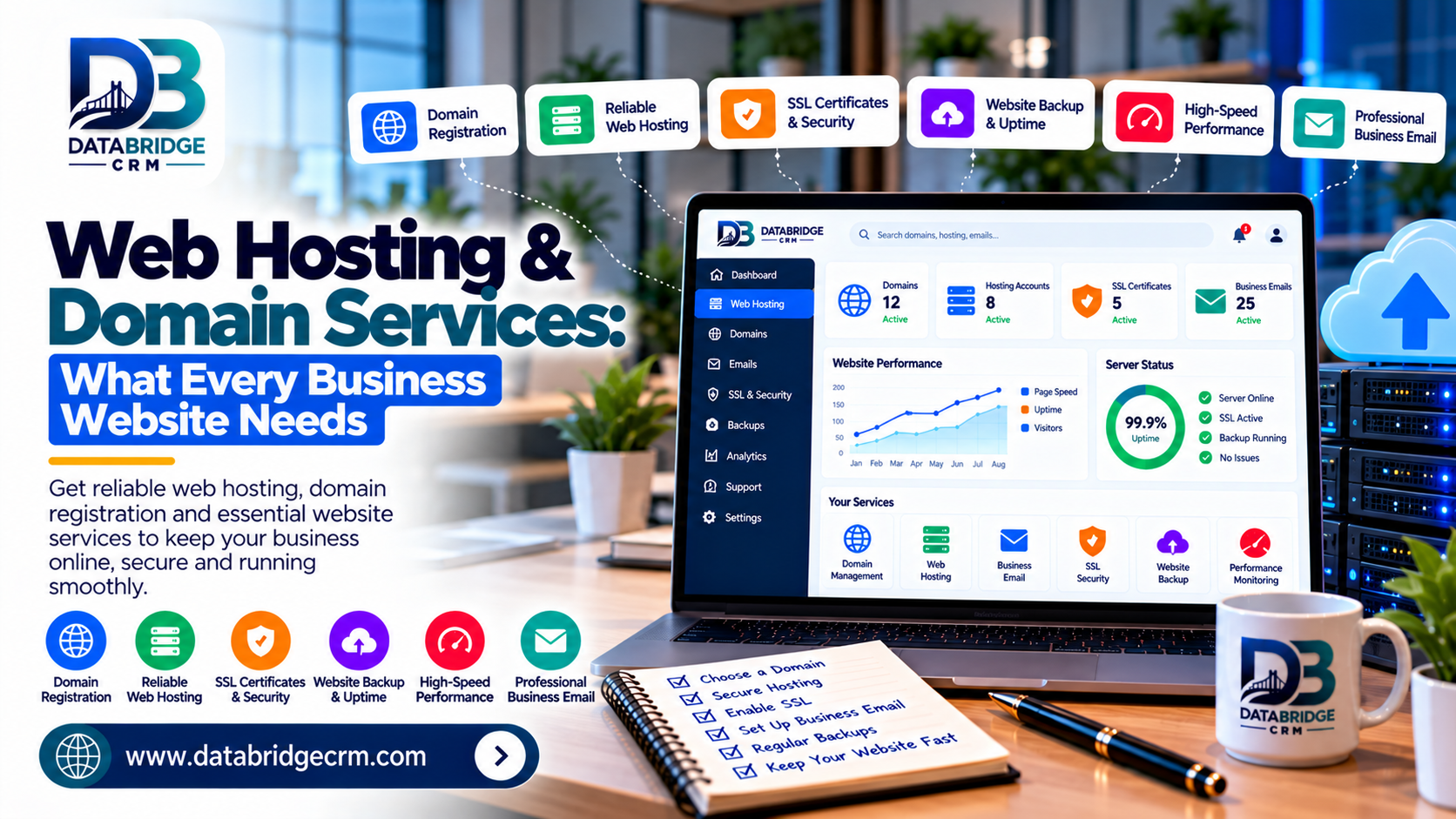 Web Hosting & Domain Services: What Every Business Website Needs