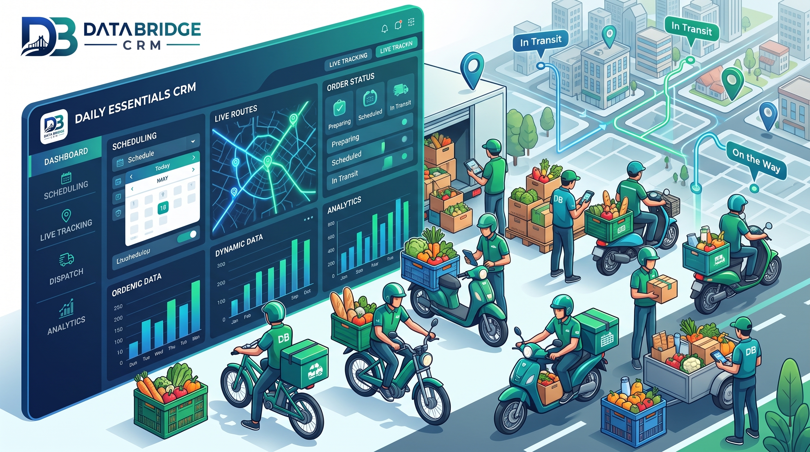 E-commerce CRM for Grocery & Daily Essentials Brands: Managing Repeat Orders and Delivery Scheduling