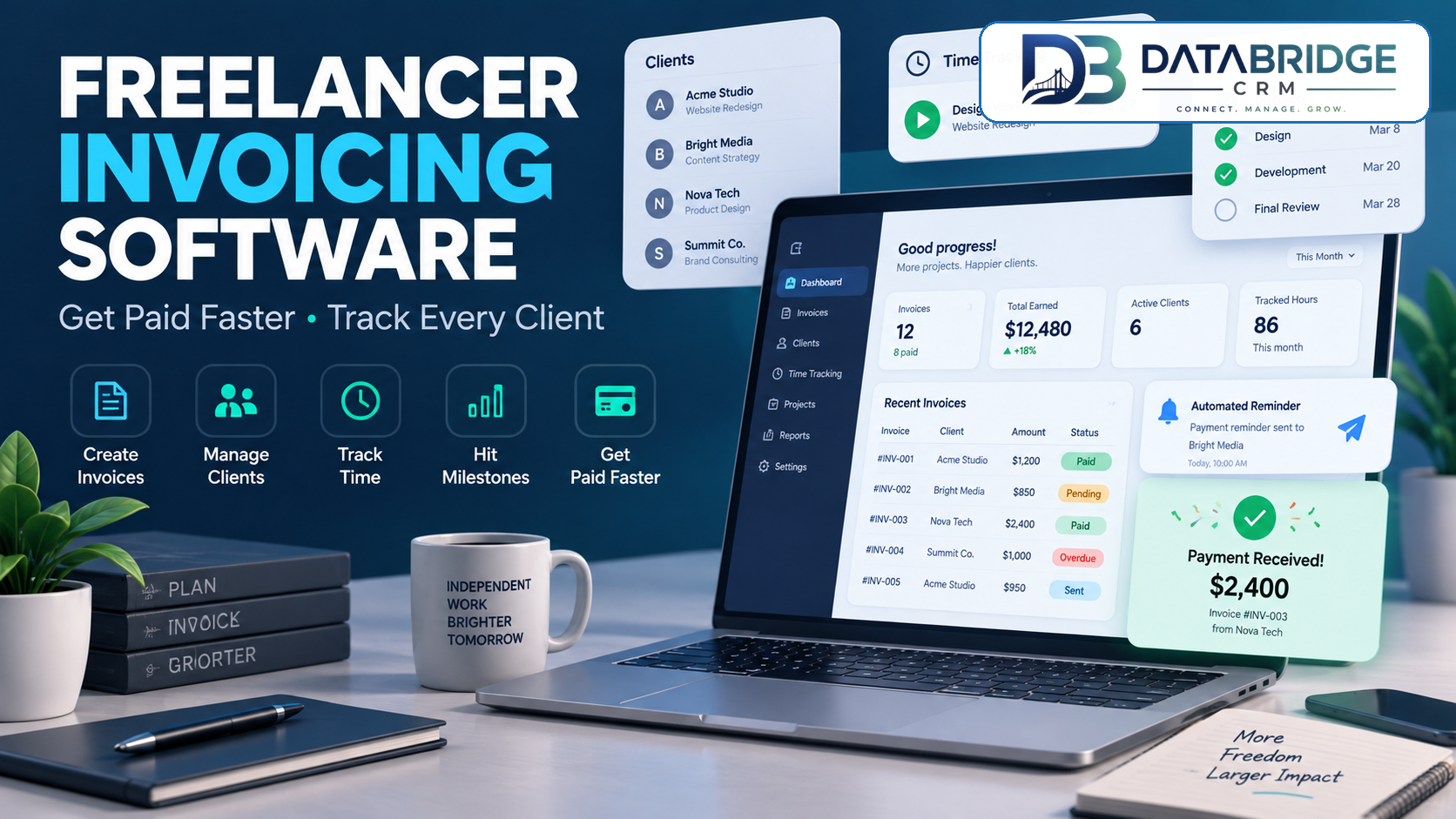 Freelancer & Consultant Invoicing Software: Get Paid Faster, Track Every Client
