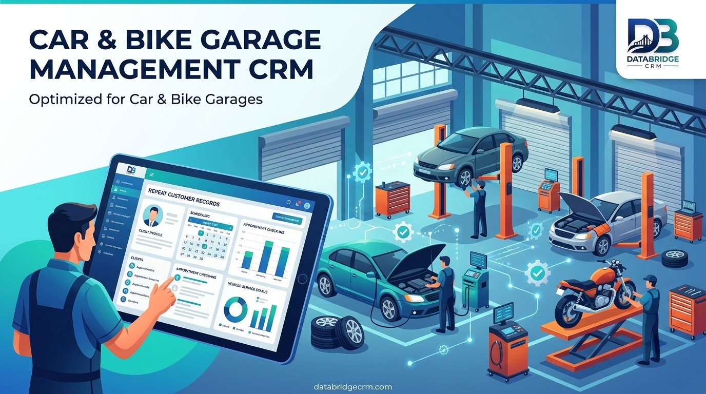 Car/Bike Garage Management CRM for Car Garages: Managing Everyday Servicing and Repeat Customers