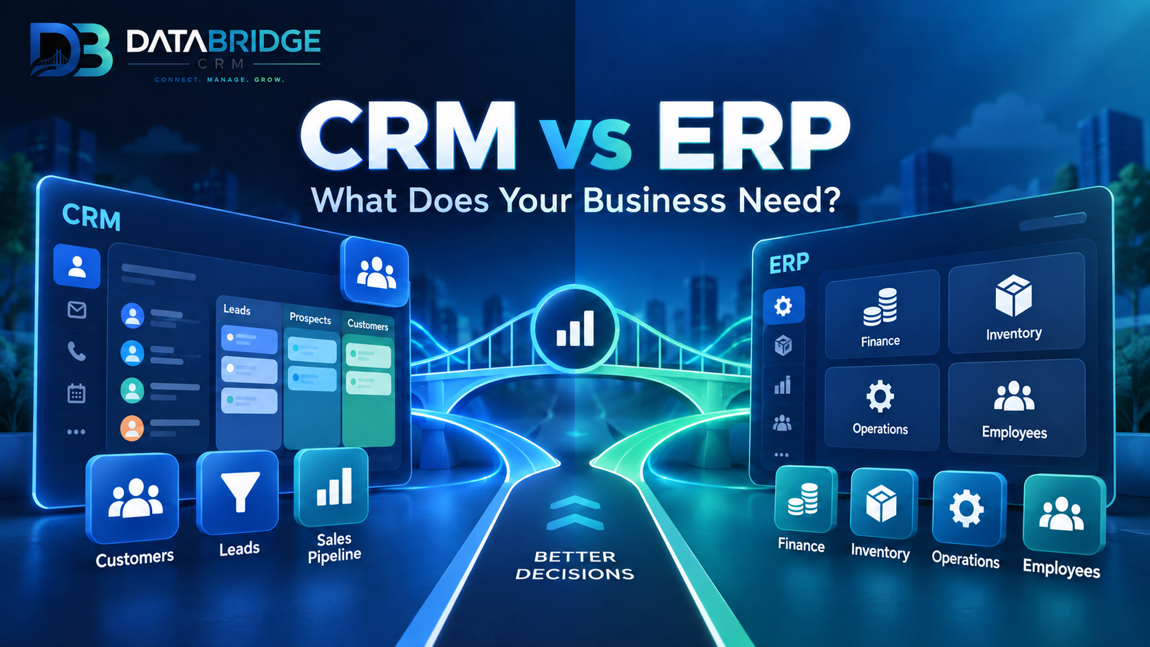 CRM vs ERP: What Does Your Business Actually Need?