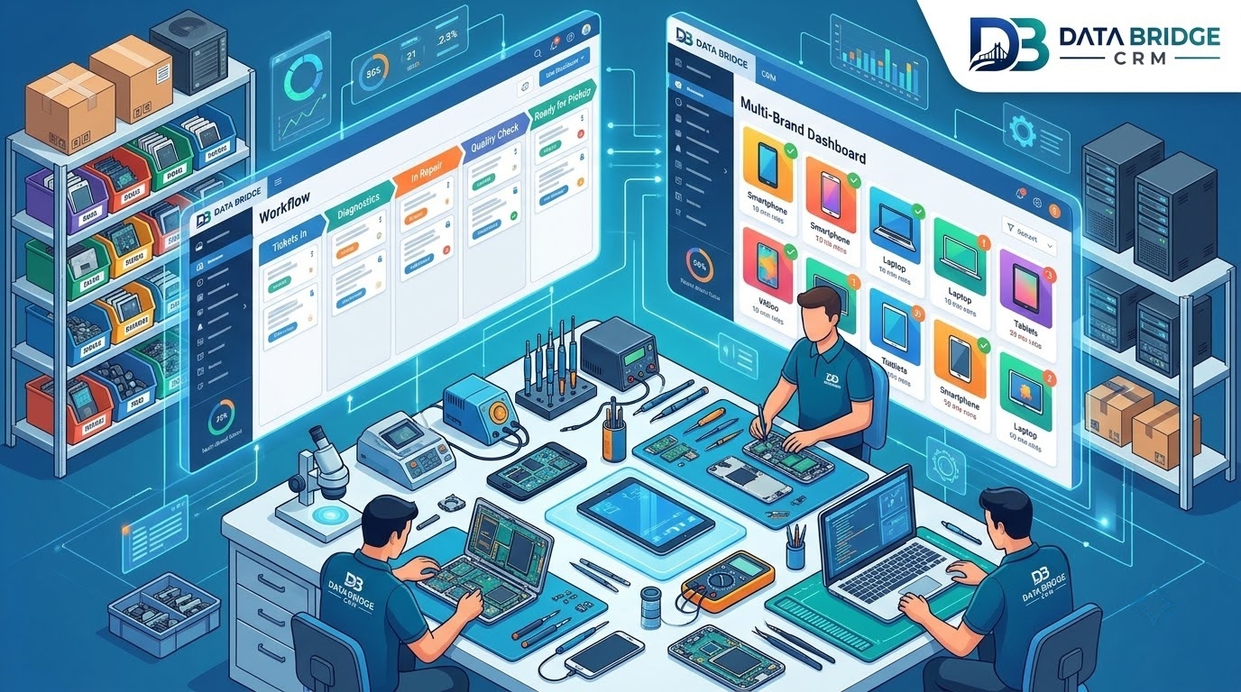 Phone/Computer Service Center CRM for Multi-Brand Service Centers: Managing Devices Across Manufacturers