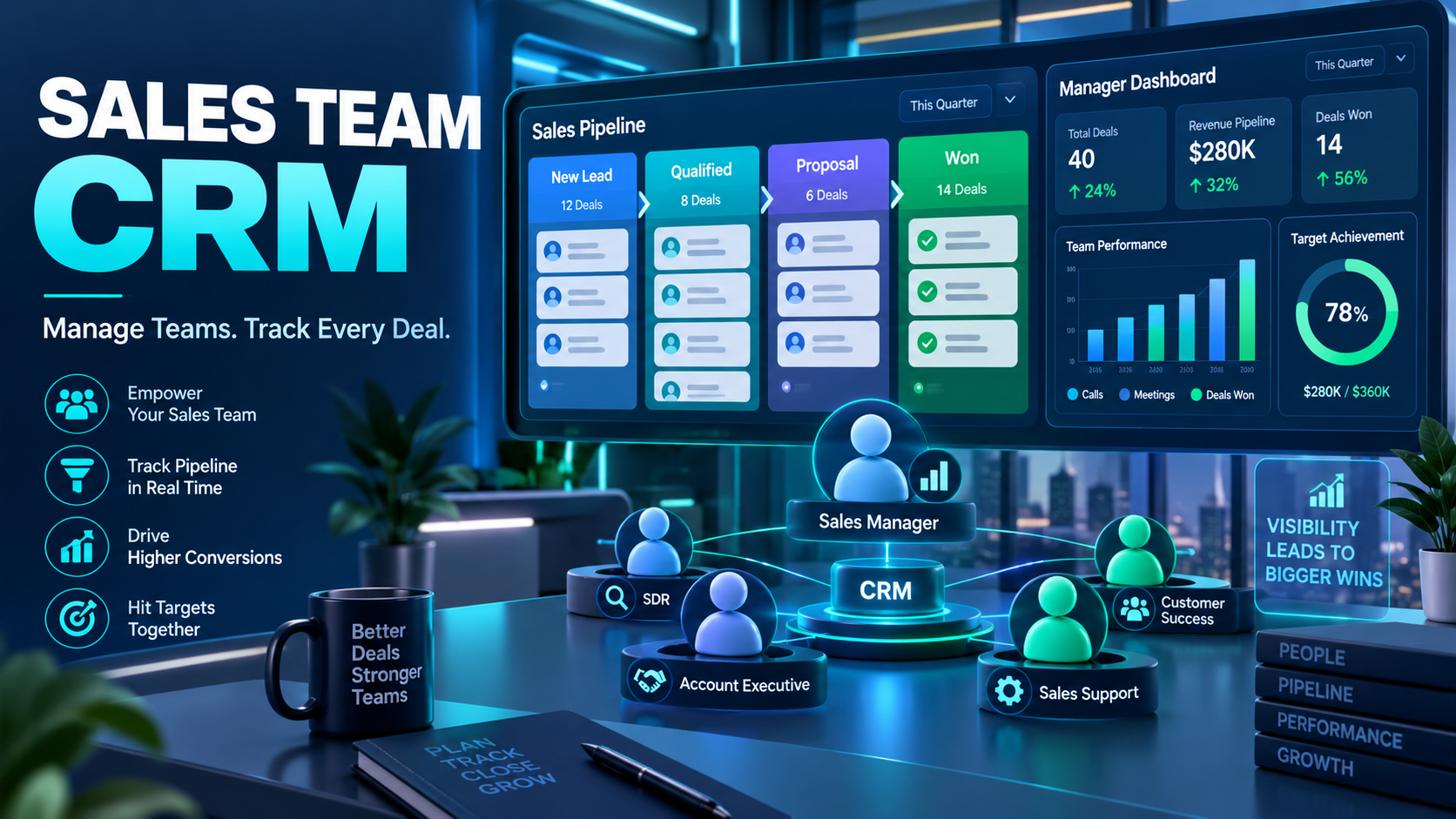 CRM for Sales Team Management: Getting Everyone on the Same Pipeline