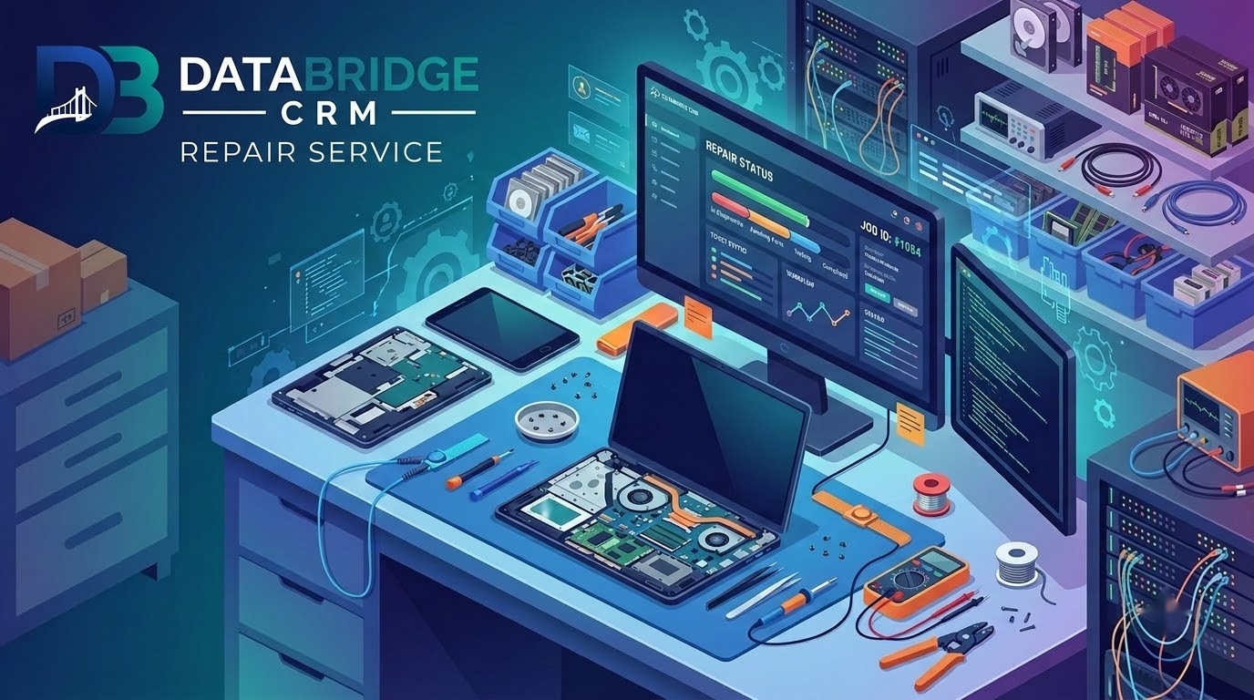 Phone/Computer Service Center CRM for Computer Repair Shops: Managing Diagnostics and Repair Status