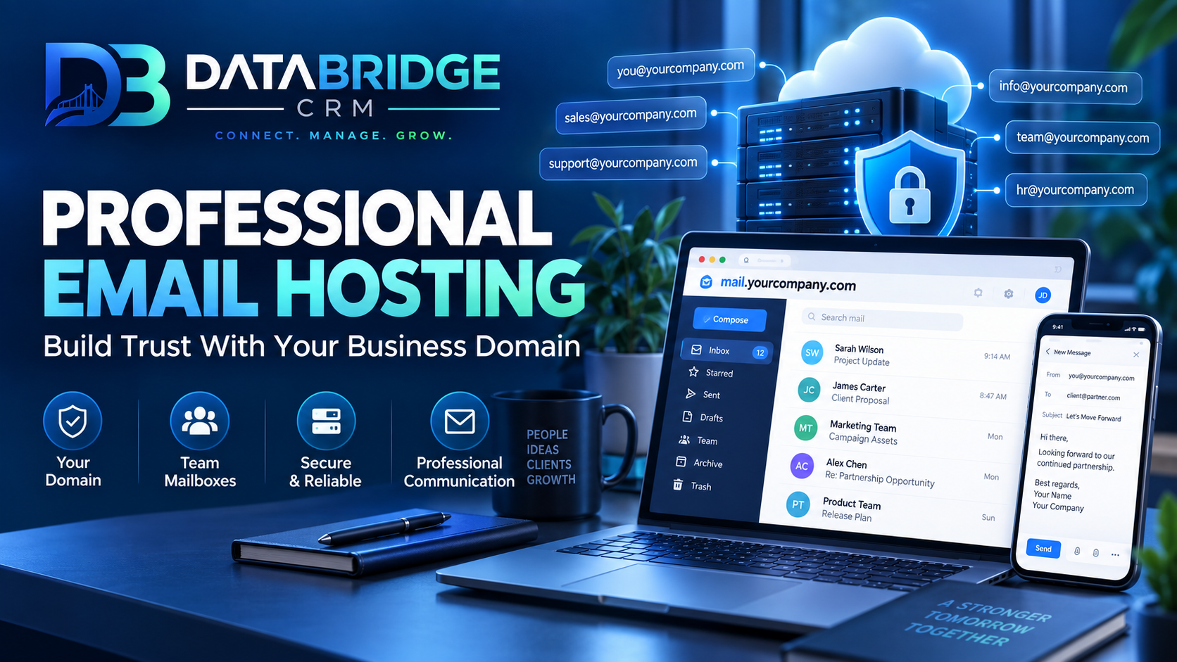 Why Your Business Needs Professional Email Hosting (Not a Free Gmail Account)