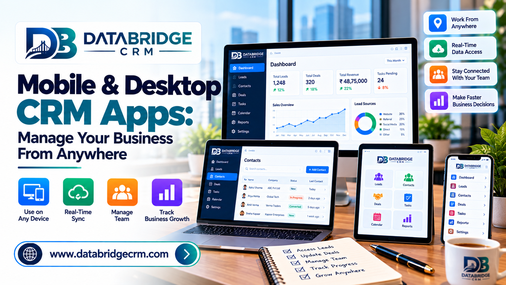 Mobile & Desktop CRM Apps: Manage Your Business From Anywhere