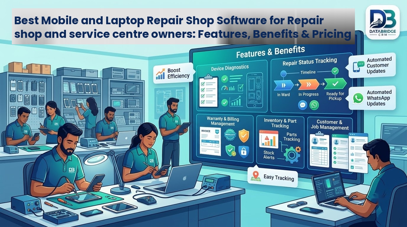 Best Mobile and Laptop Repair Shop Software for Repair shop and service centre owners: Features, Benefits & Pricing