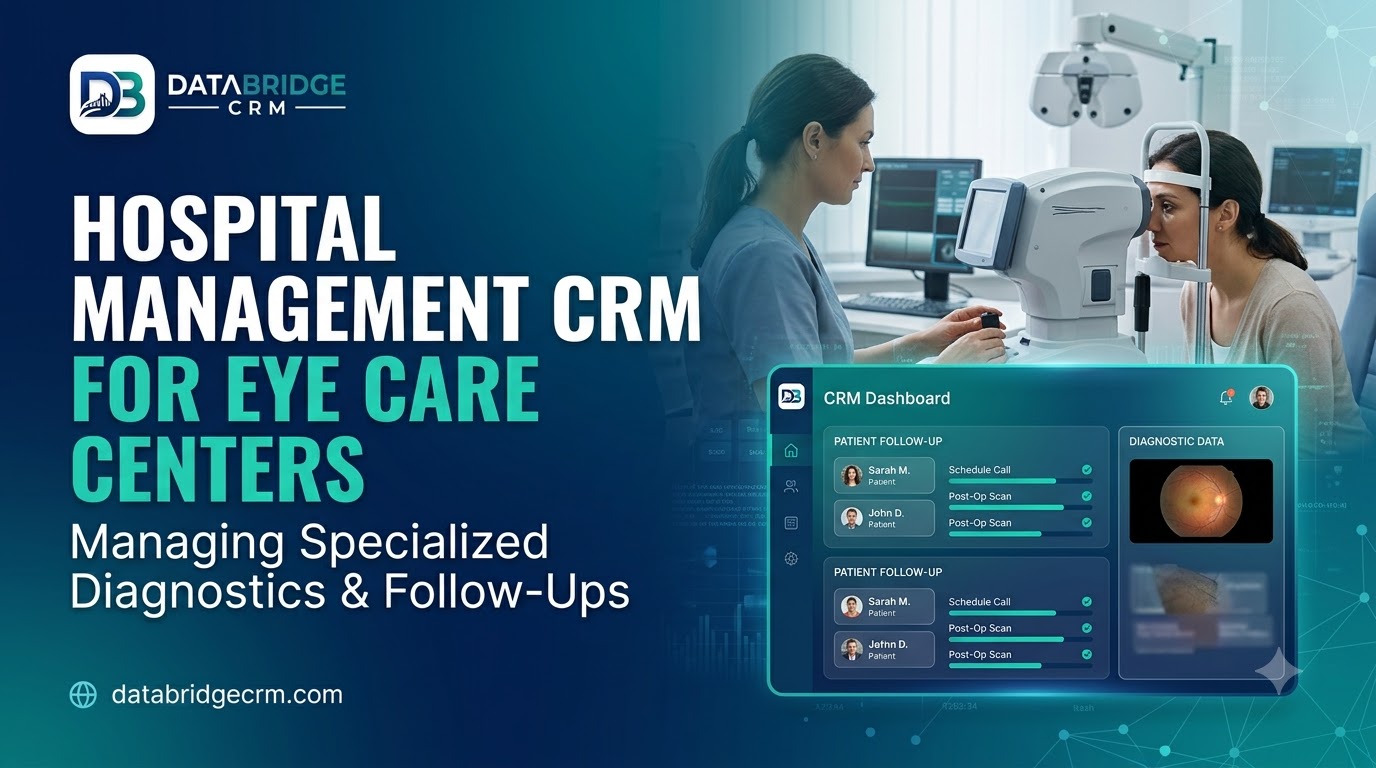 Hospital Management CRM for Eye Care Centers: Managing Specialized Diagnostics and Follow-Ups