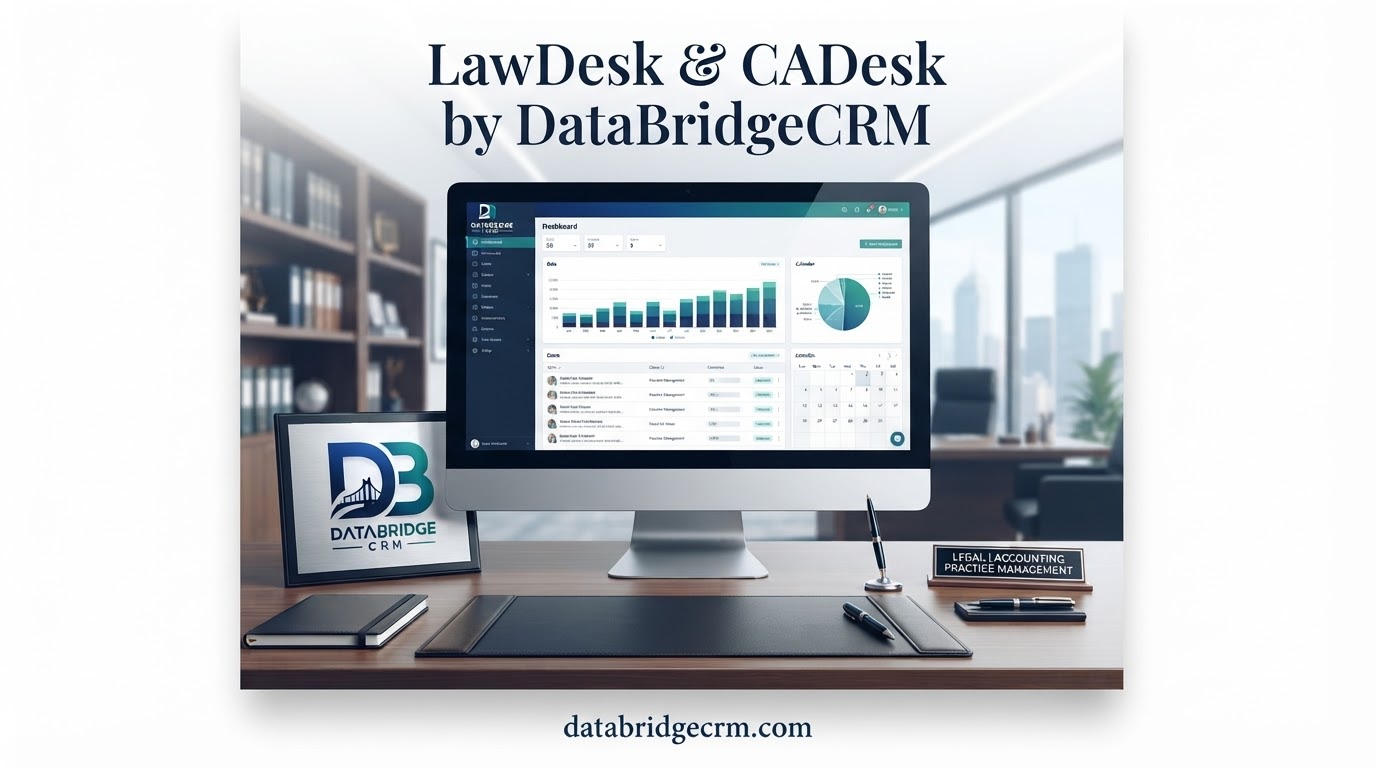 LawDesk & CADesk by DataBridgeCRM: Practice Management for Lawyers and Chartered Accountants